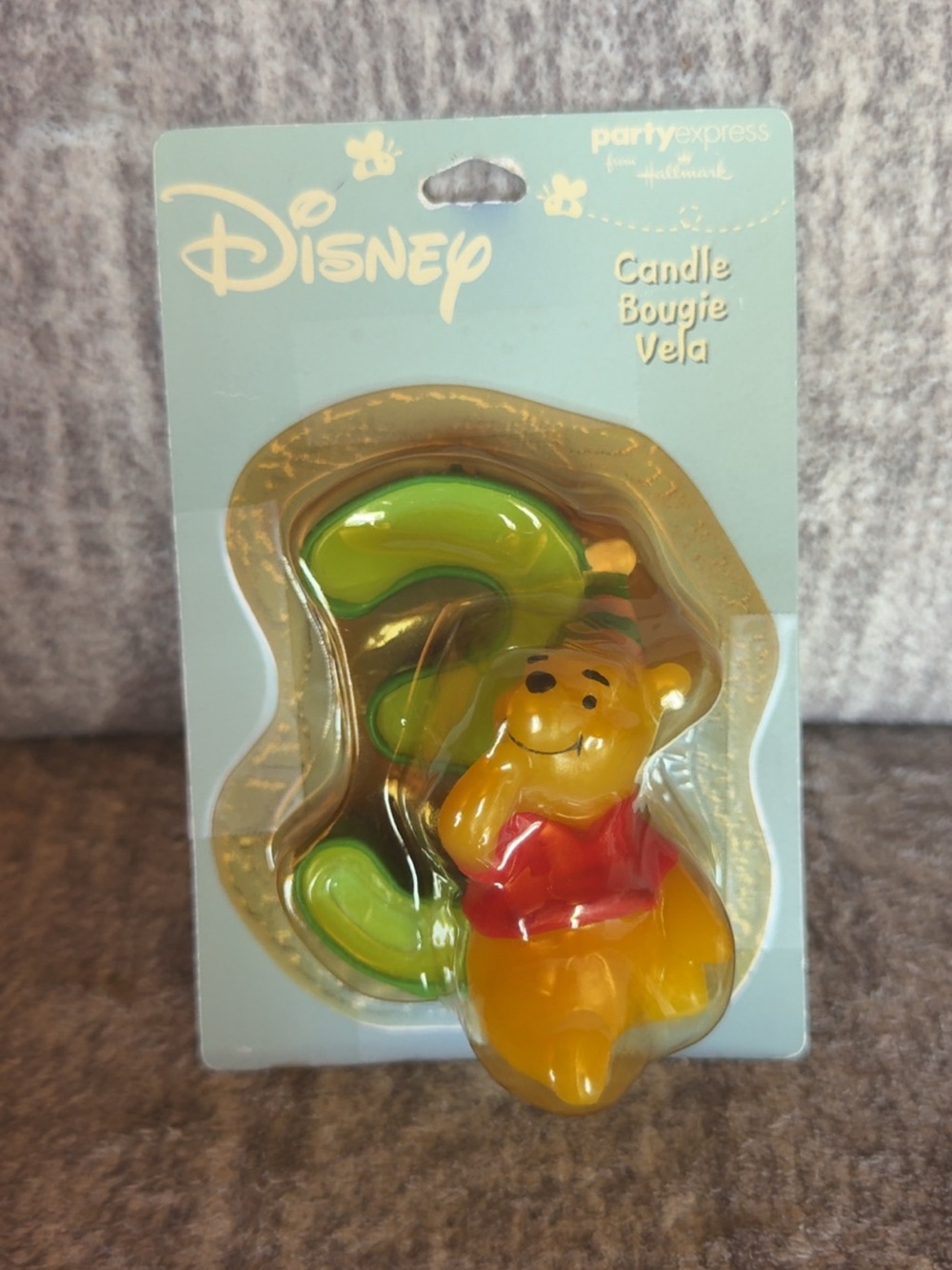 Disney Winnie the Pooh Number 3 Birthday Candle Party Express Hallmark